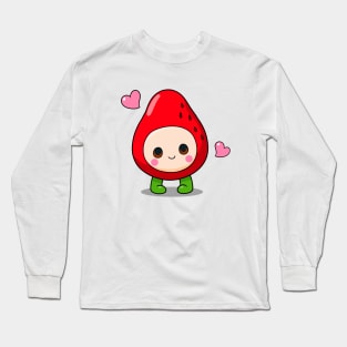 Tamagotchi Ichigotchi Long Sleeve T-Shirt